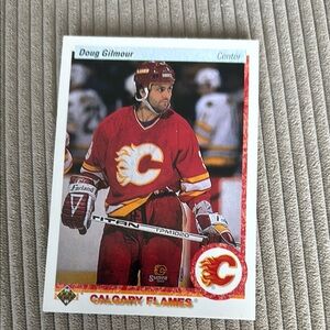 Calgary Flames Hockey Card Doug Gilmour